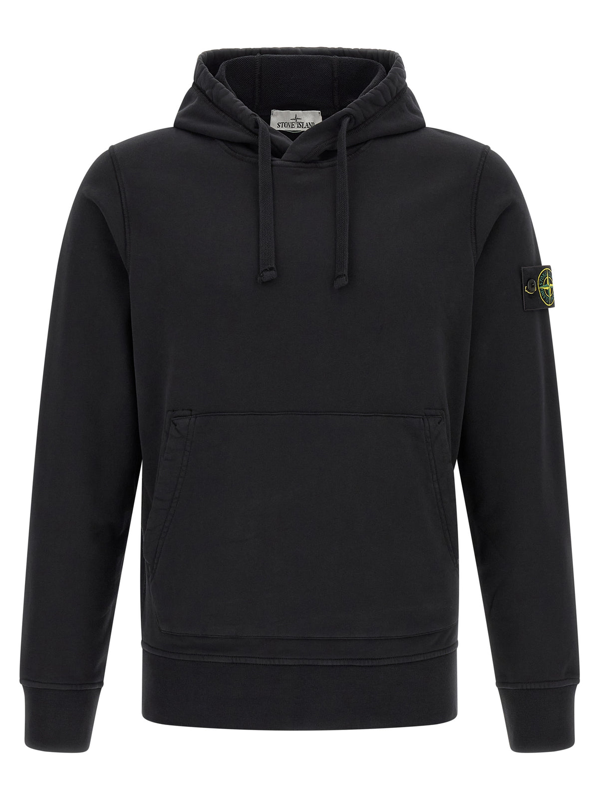 Stone Island Black Cotton Sweatshirt