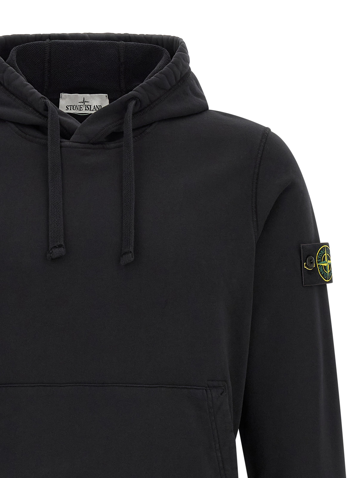 Stone Island Black Cotton Sweatshirt