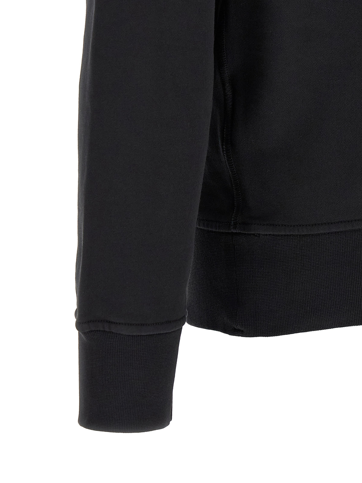 Stone Island Black Cotton Sweatshirt