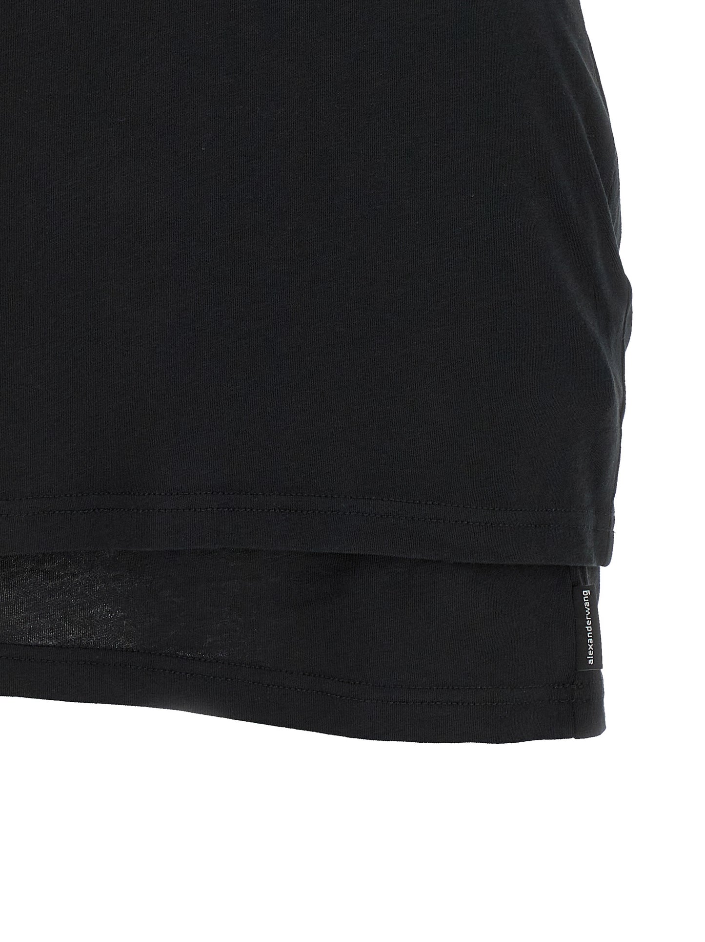 Alexander Wang Black Cotton Short Dress