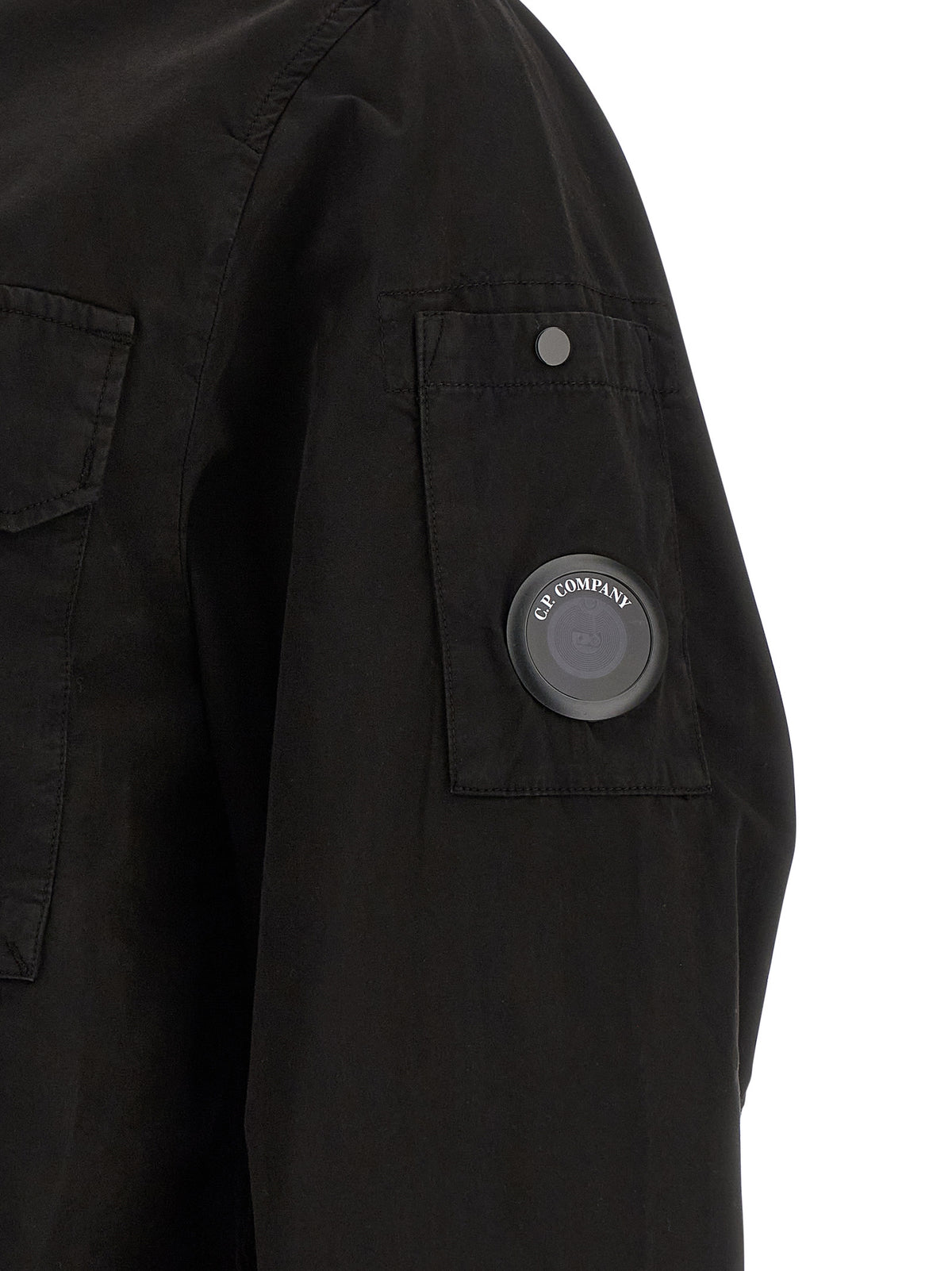 C.P. Company Black Cotton Blouse