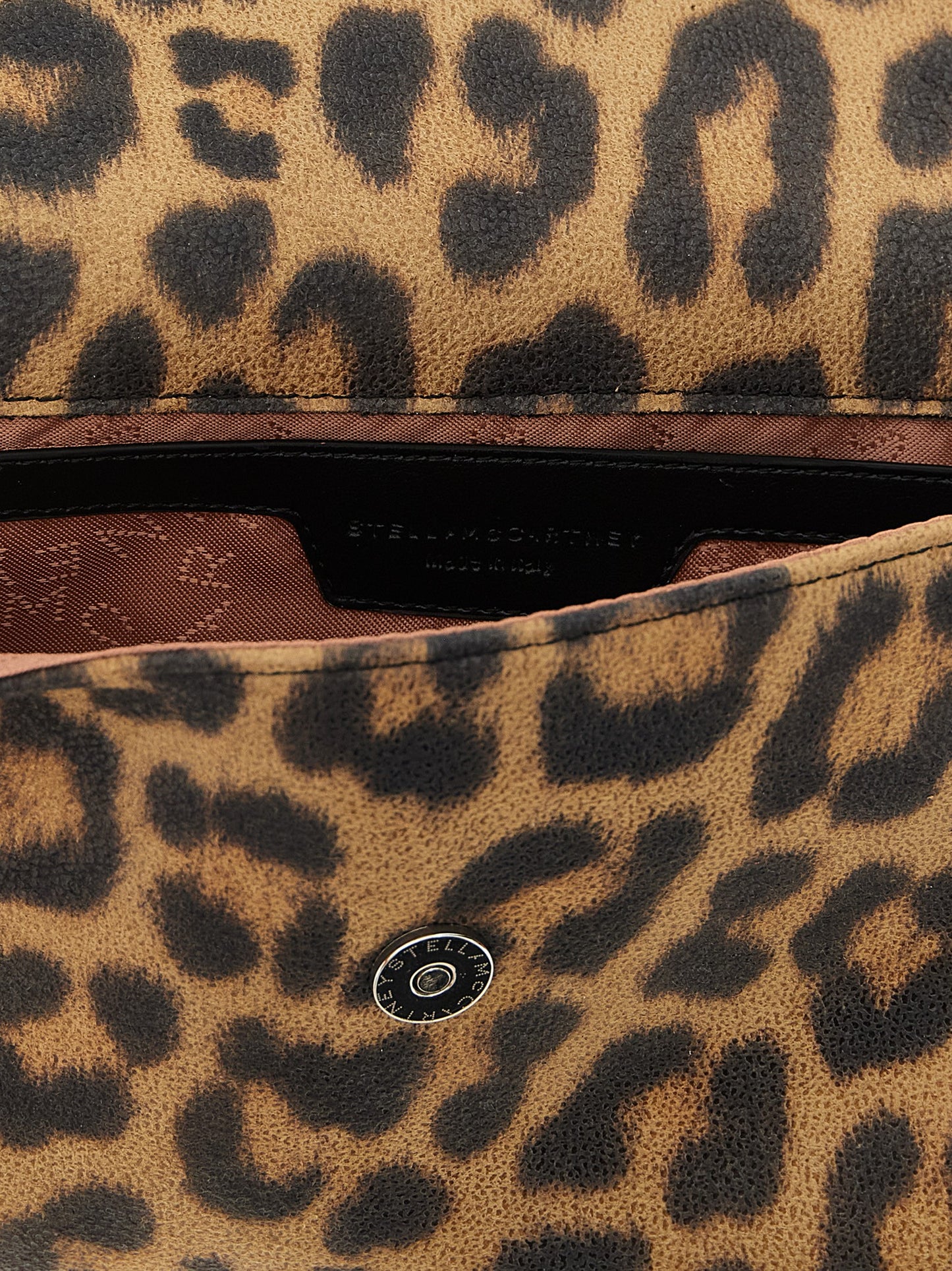 Stella McCartney Brown Polyester Clutch Bag