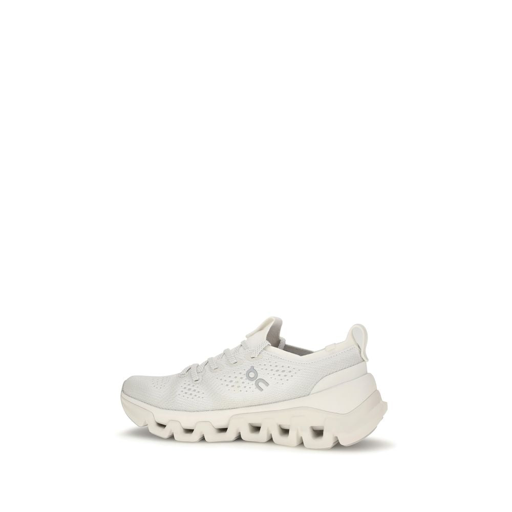 ON White Polyester Athletic Sneakers