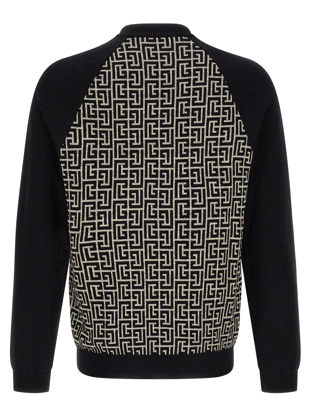 Balmain Bicolor Cotton Cardigan