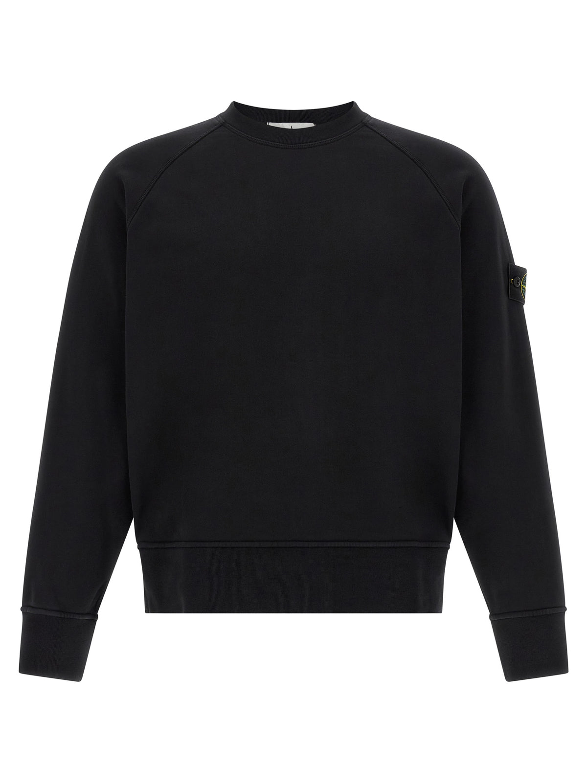 Stone Island Black Cotton Sweatshirt