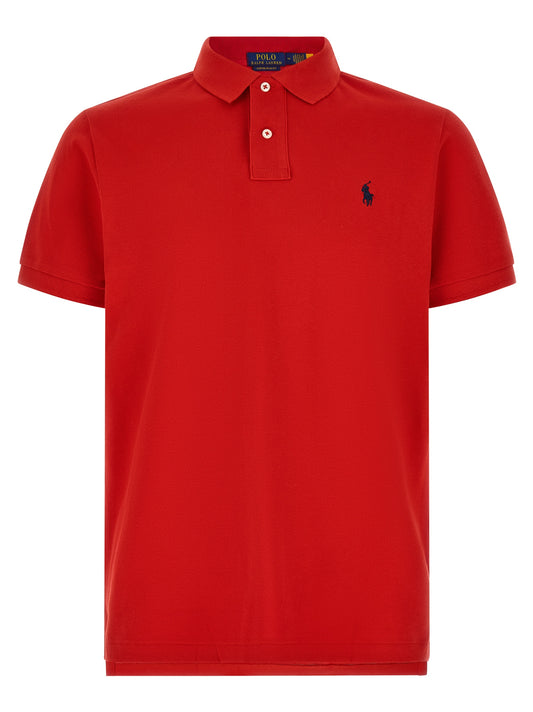 Polo Ralph Lauren Red Cotton Polo Shirt