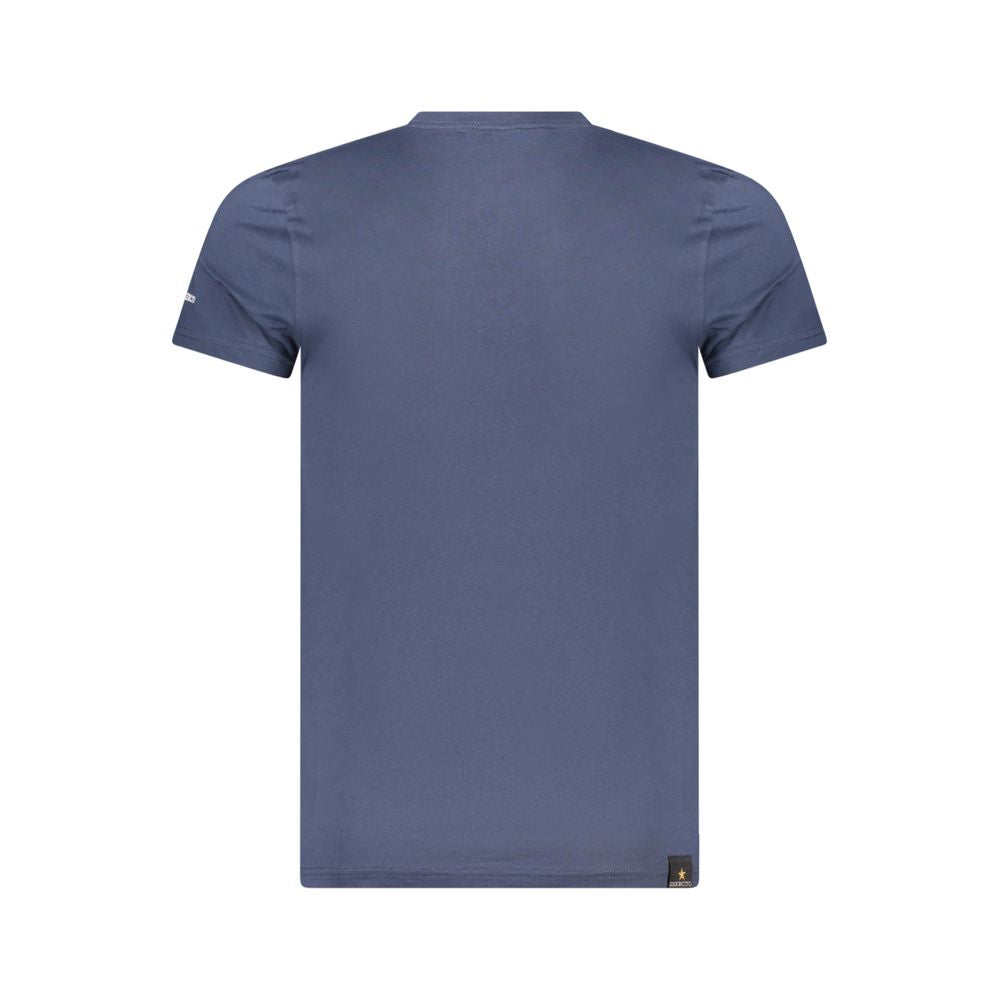 Accademia Militare Blue Cotton Men's T-Shirt
