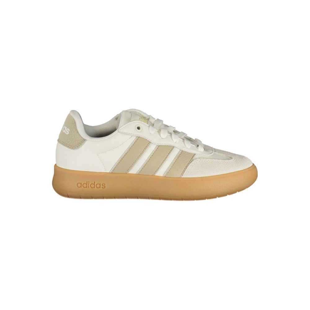 Adidas White Polyester Womens Sneaker