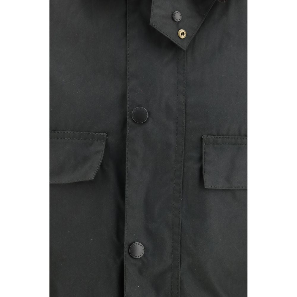 Barbour Gray Cotton Shell Jacket