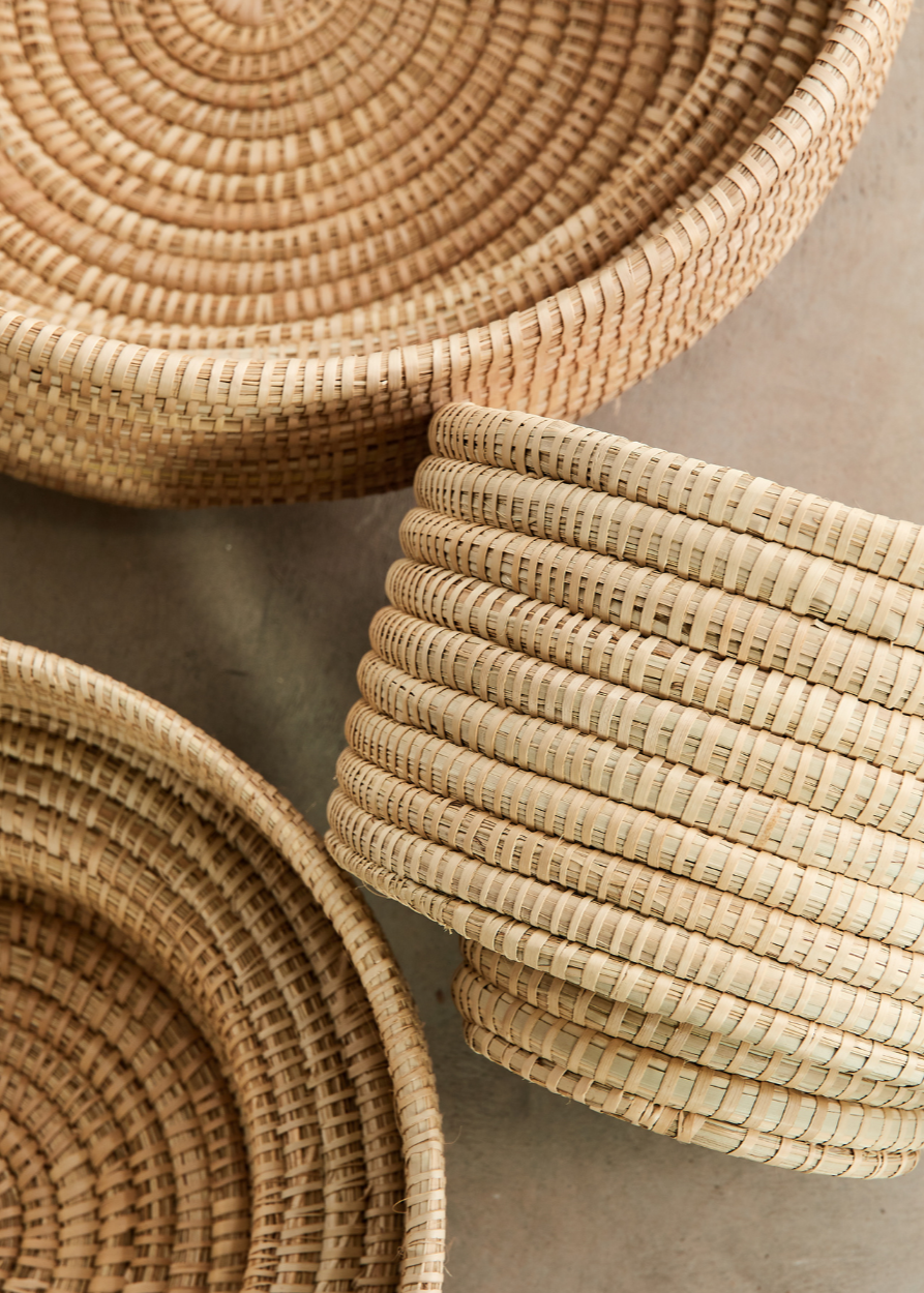 Natural Woven Dengu Basket