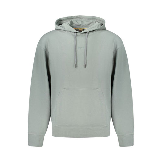 Hugo Boss Green Cotton Men's Sweatshirt