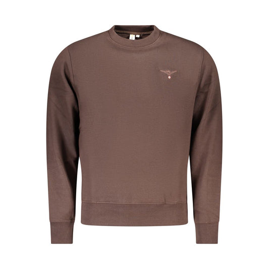 Accademia Militare Brown Cotton Men's Sweatshirt