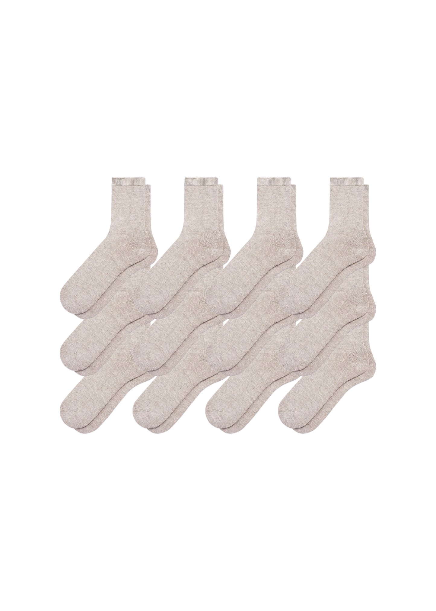 12-Pack Men's Hemp Crew Socks