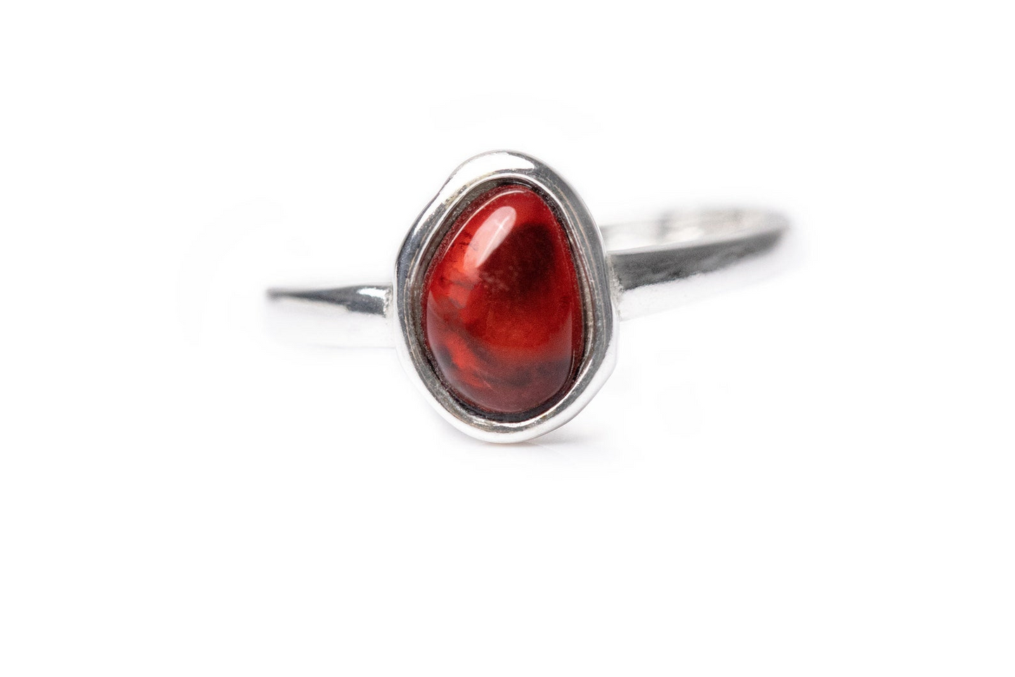 Cherry Amber ELEMENT Stacking Ring