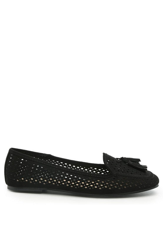 FEET NEST PERFORATED MICROFIBER LOAFER