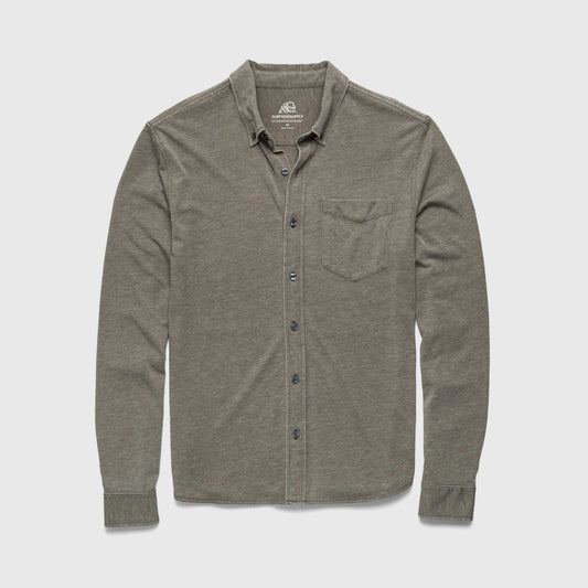 Anthony Burnout Shirt - Olive Night