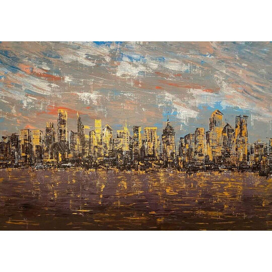 New York in Gold|Painting