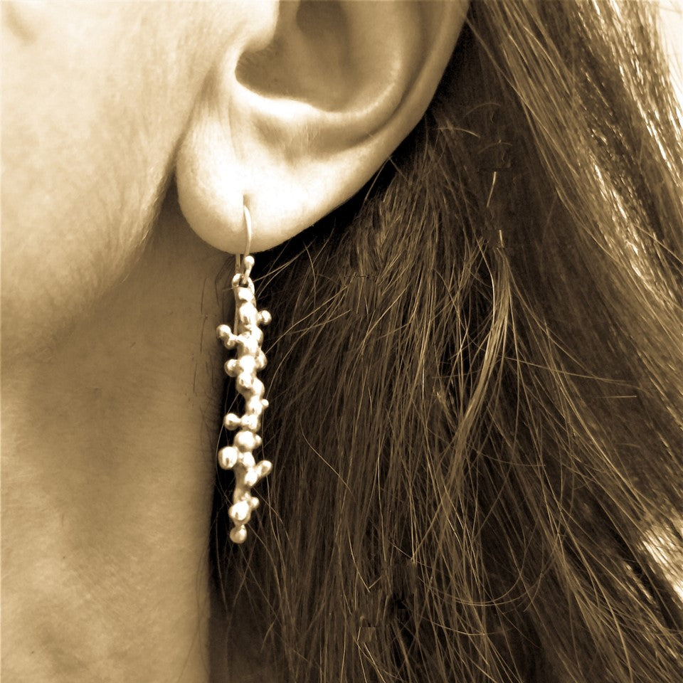 Twig Earrings|Sterling Silver
