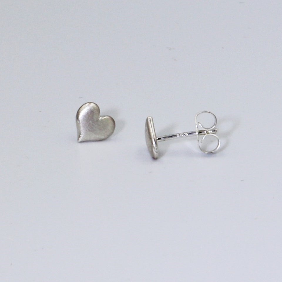 Heart Studs|Sterling Silver