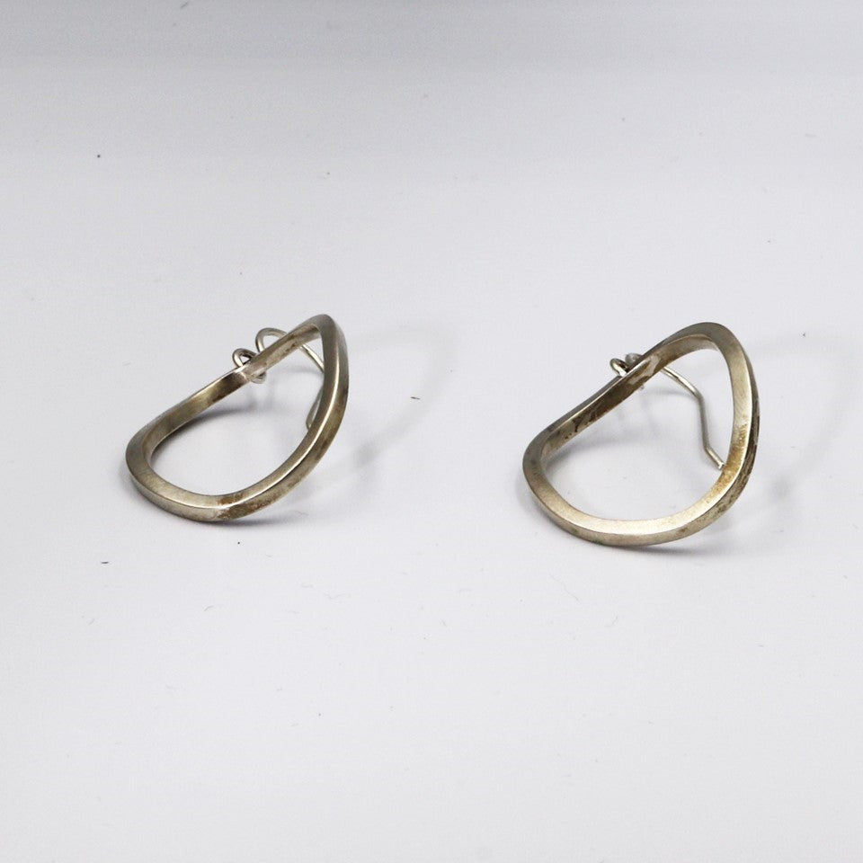 Wave Earrings|Sterling Silver