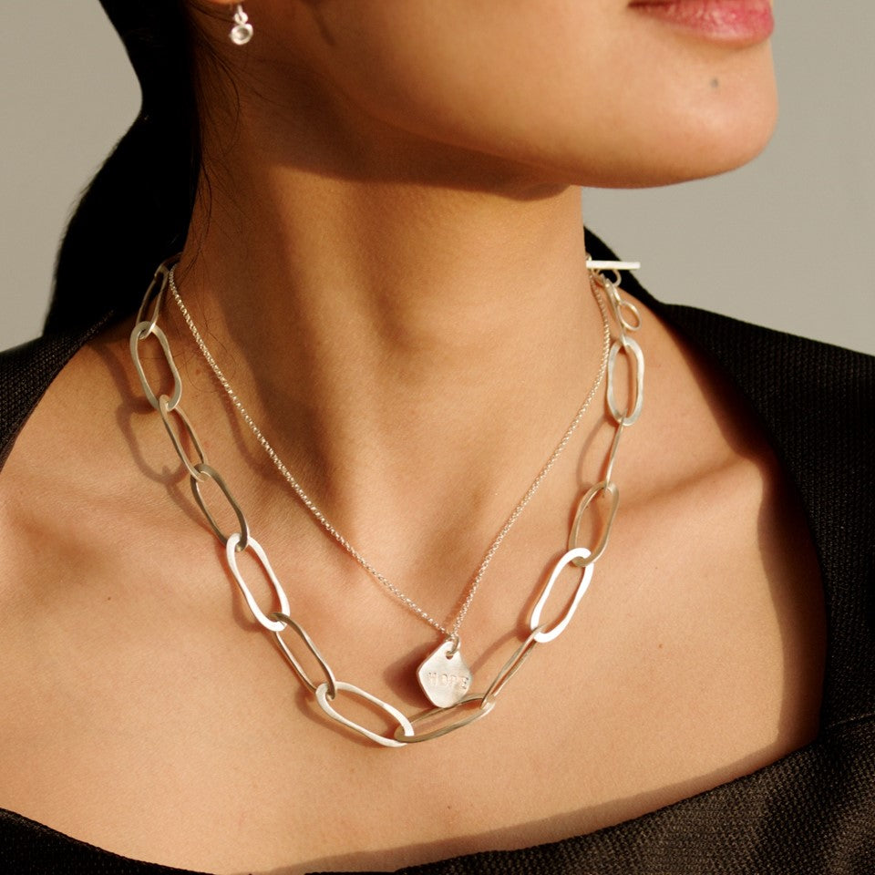 Corie Toggle Necklace|Sterling Silver