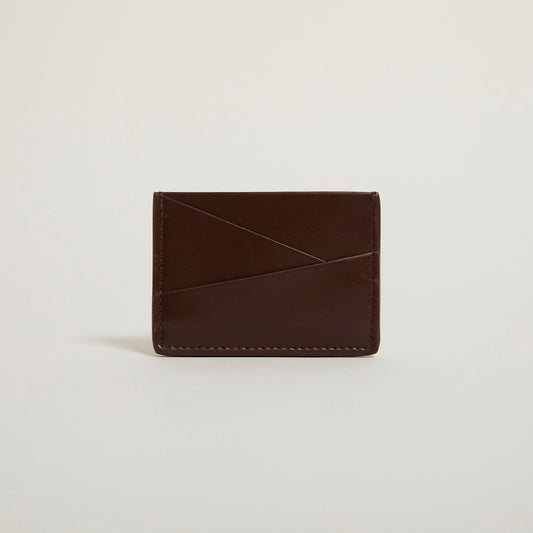 Pineapple Puzzle Cardholder (Dark Brown)
