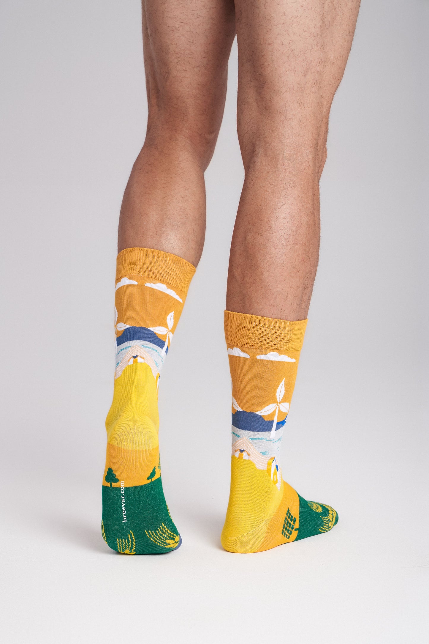 3-Pack Collectible Art Crew Socks – Clean Energy & Climate Action