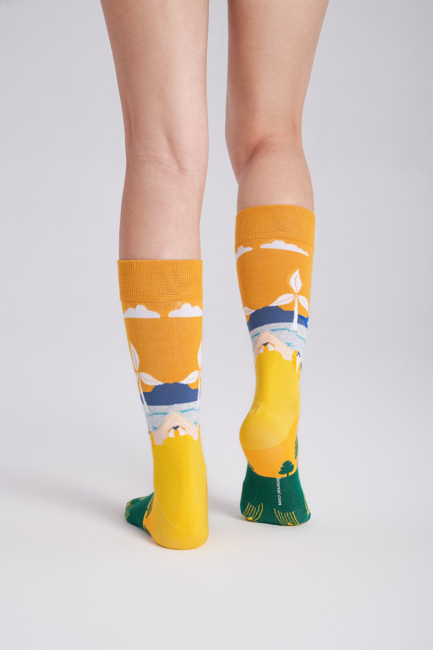 3-Pack Collectible Art Crew Socks – Clean Energy & Climate Action