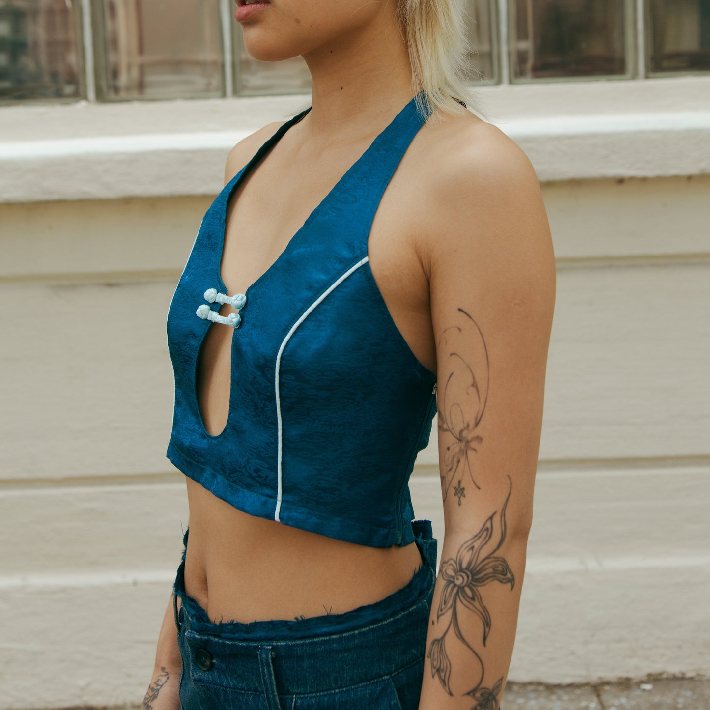 Bu Sleeveless Top Forest Blue