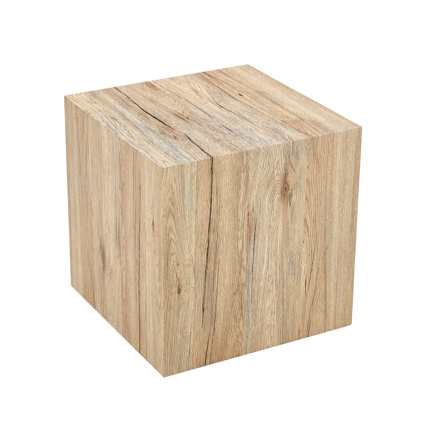 Elevate your living space with this modern MDF coffee table that showcases smooth, light wood color texture patterns. It is characterized by stylish design.