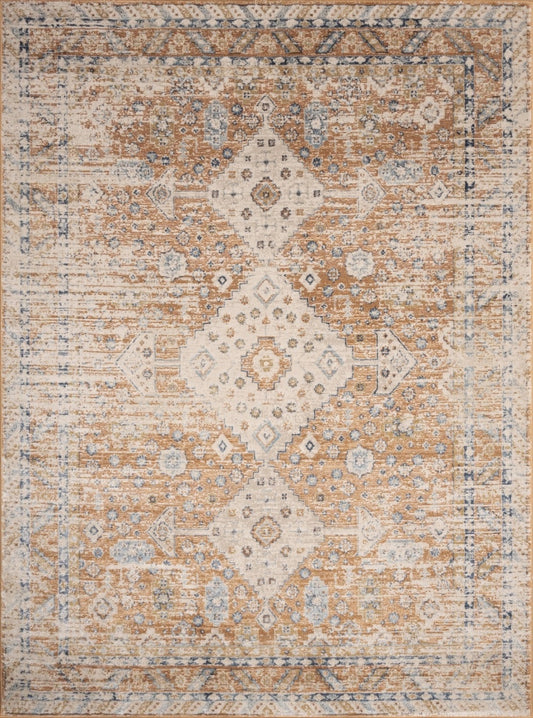 Noble GC_GEN7004 Rust 7 ft. 10 in. x 10 ft. 3 in. Area Rug