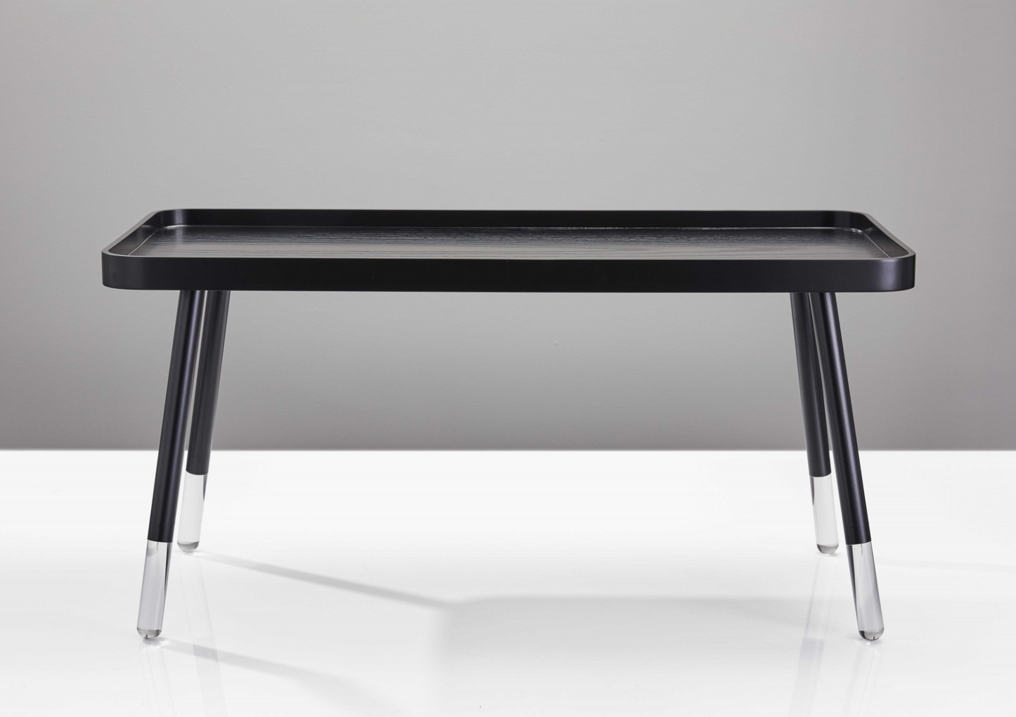 "Contemporary Sleek Black Coffee Table"