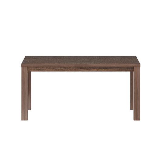 "35"" Espresso Rectangular Solid Wood Dining Table"
