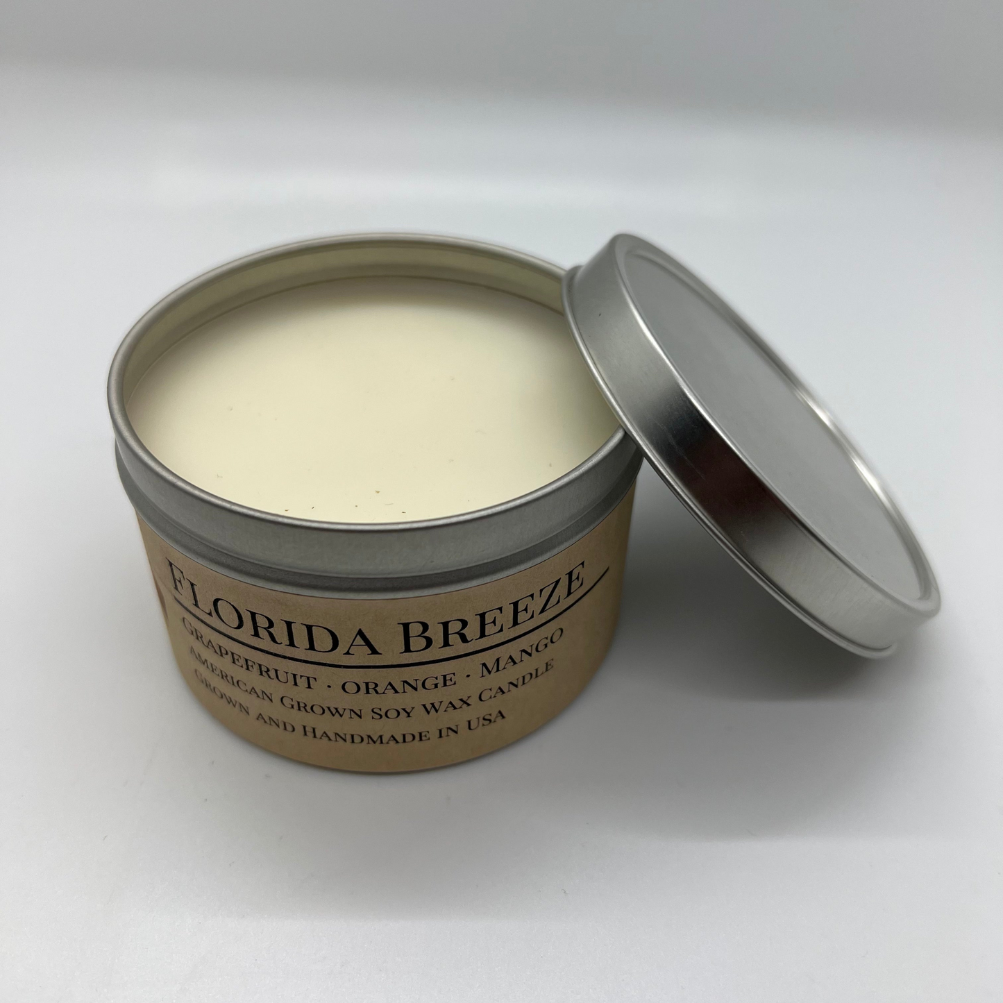 Florida Breeze Soy Wax Wickless Candle Melt | 8 oz Travel Tin