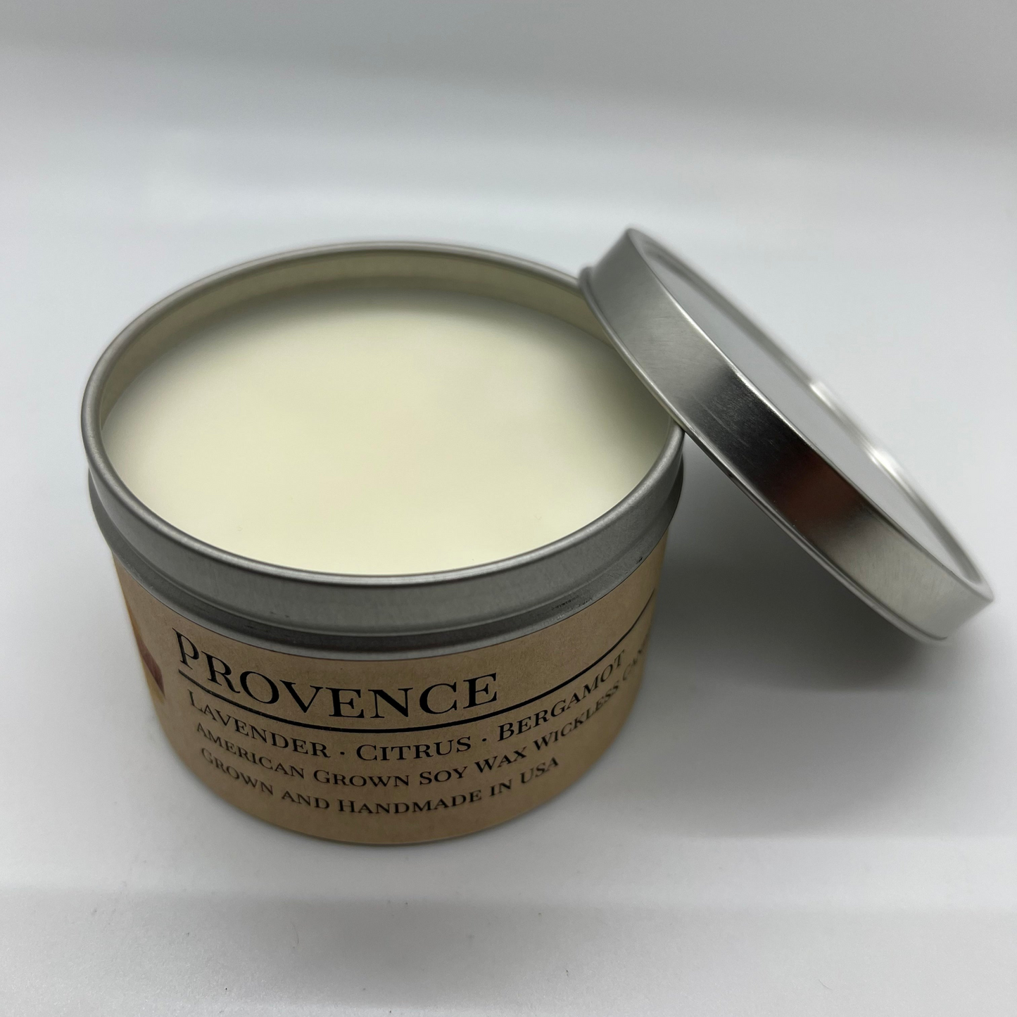 Provence (Lavender) Soy Wax Wickless Candle Melt | 8 oz Travel Tin