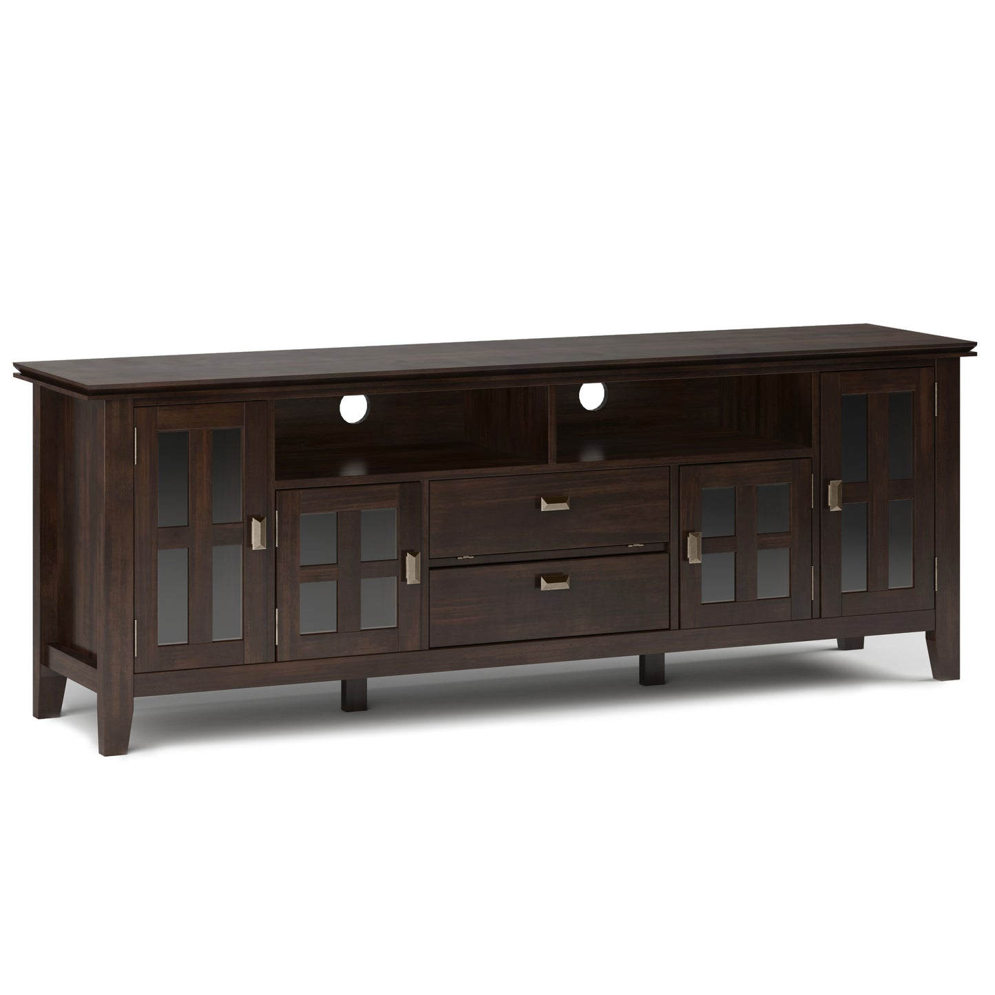 Artisan - 72' TV Media Stand - Tobacco Brown