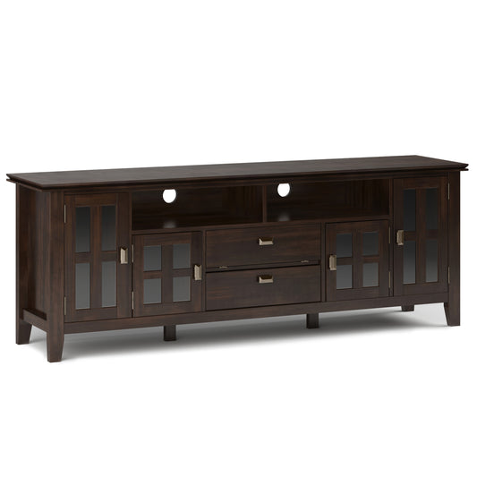 Artisan - 72' TV Media Stand - Tobacco Brown
