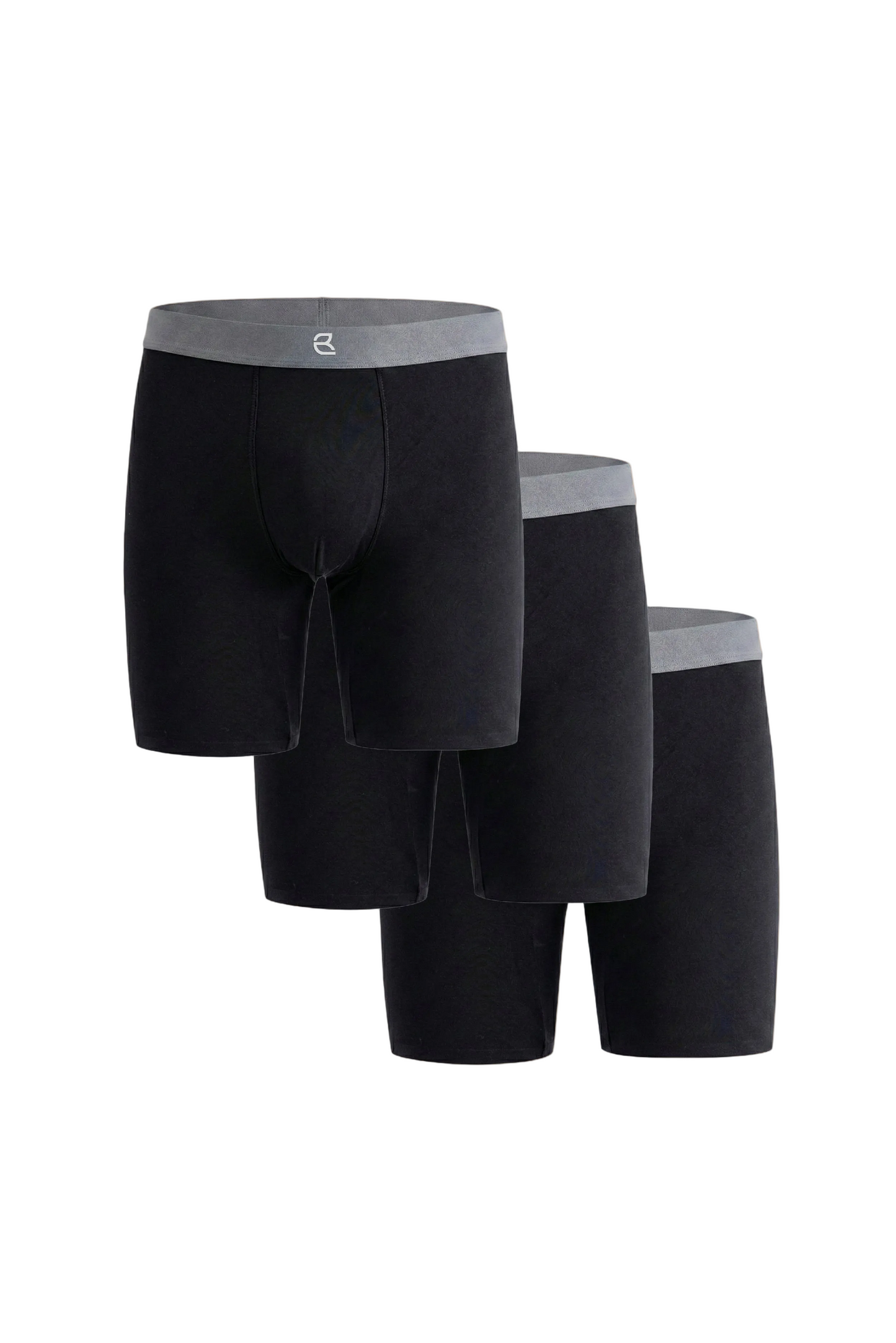 3-Pack Men’s Seamless Anti-Chafe Long Boxer Brief