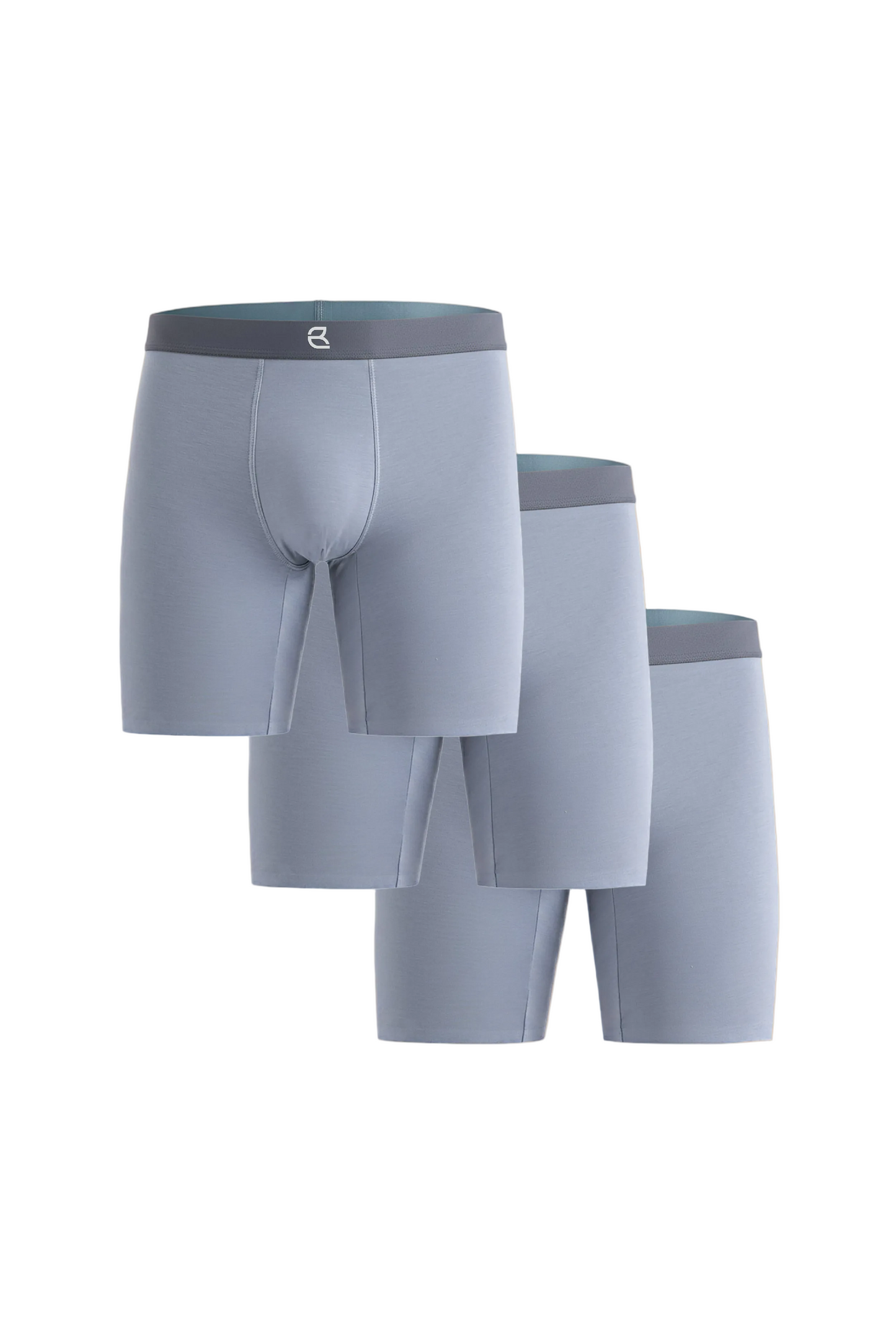 3-Pack Men’s Seamless Anti-Chafe Long Boxer Brief