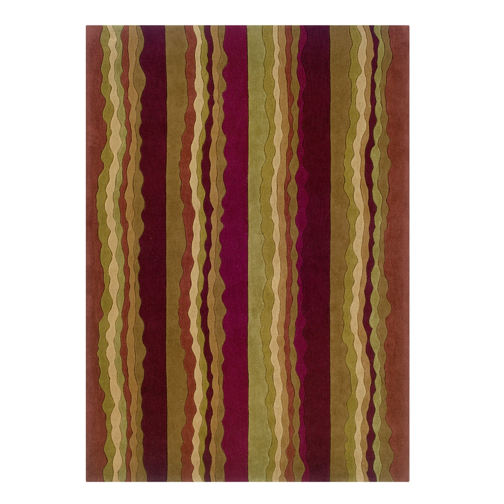 Trio Perry Rust & Green 8x10, Rug