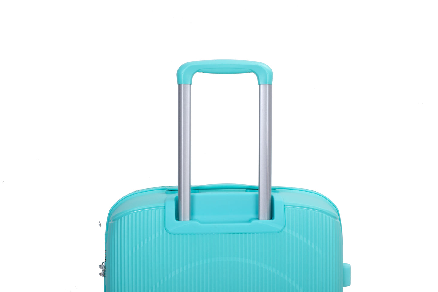 Expandable Hardshell Suitcase Double Spinner Wheels PP Luggage Sets Lightweight Durable Suitcase with TSA Lock,3-Piece Set (20/24/28) , Lake Blue