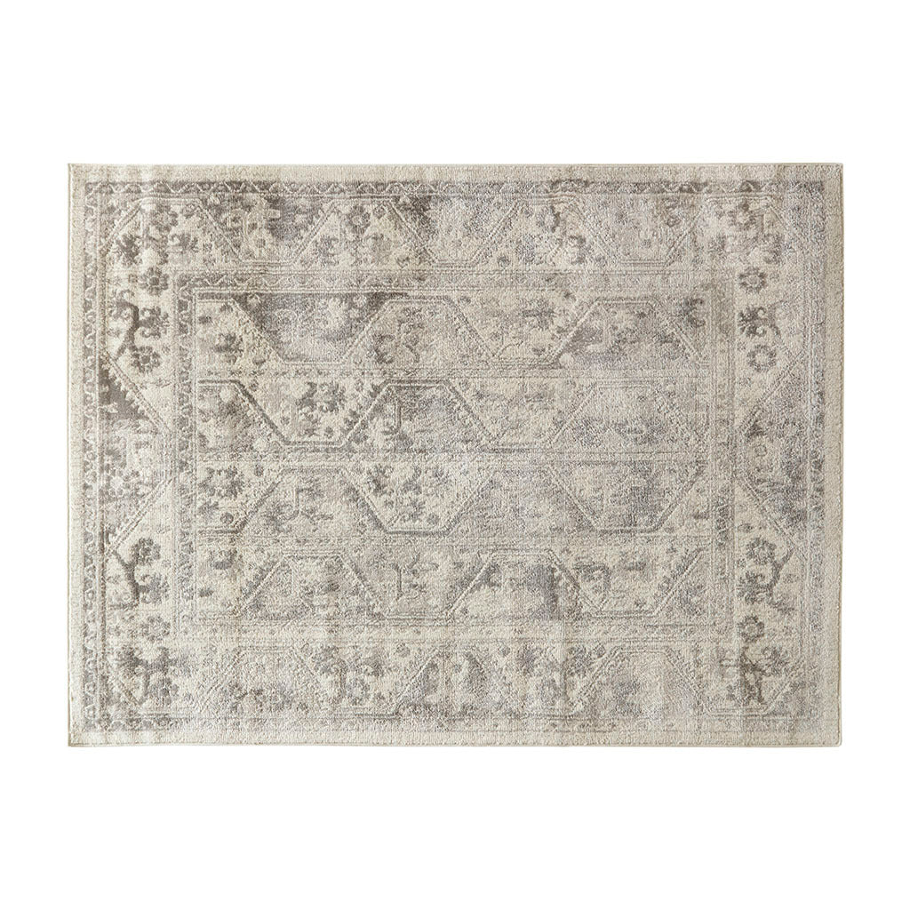 Tiled Border Area Rug