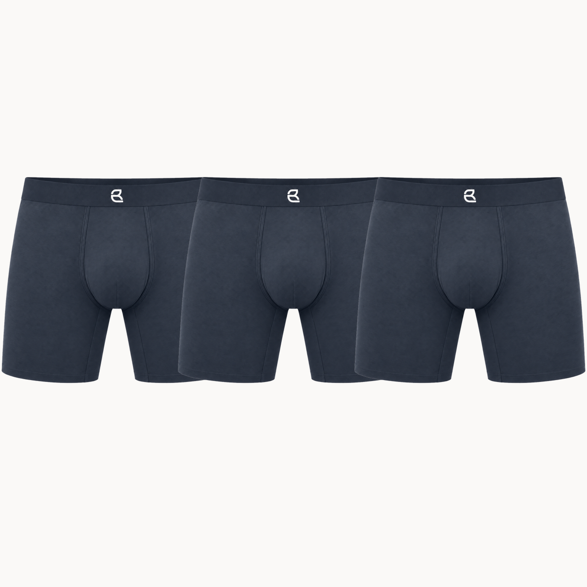 3-Pack Men’s Seamless Anti-Chafe Long Boxer Brief