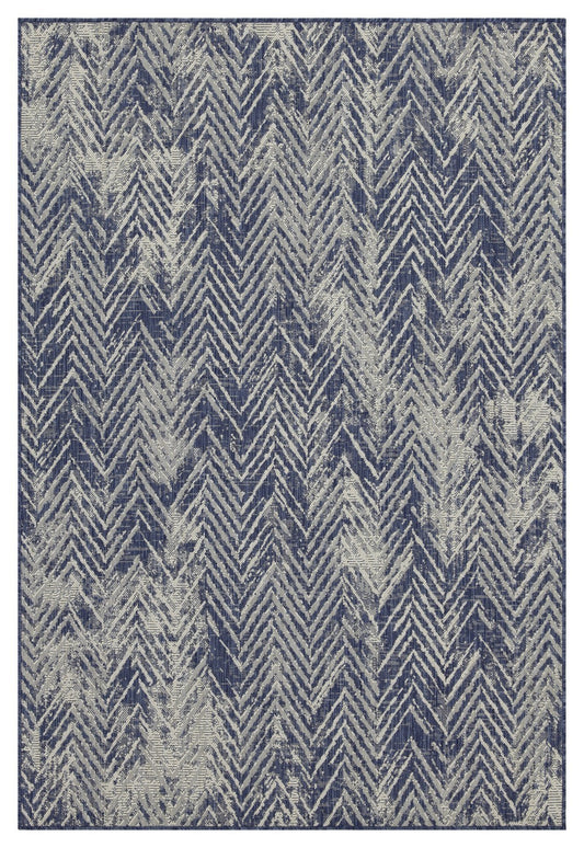 Sunshine GC_HAR2010 Blue 5 ft. 3 in. x 7 ft. 3 in. Indoor/Outdoor Area Rug