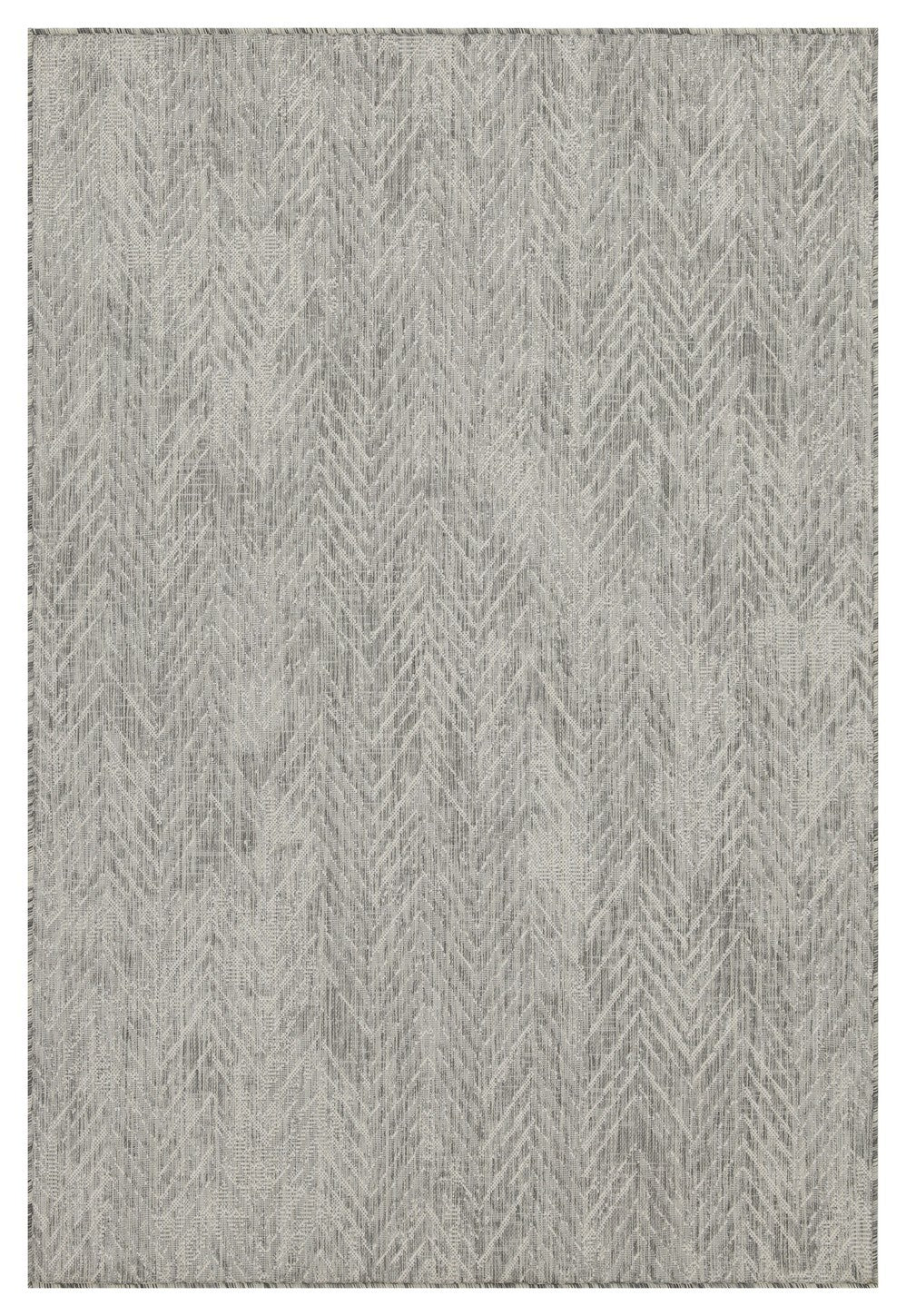 Sunshine GC_HAR2012 Silver 5 ft. 3 in. x 7 ft. 3 in. Indoor/Outdoor Area Rug