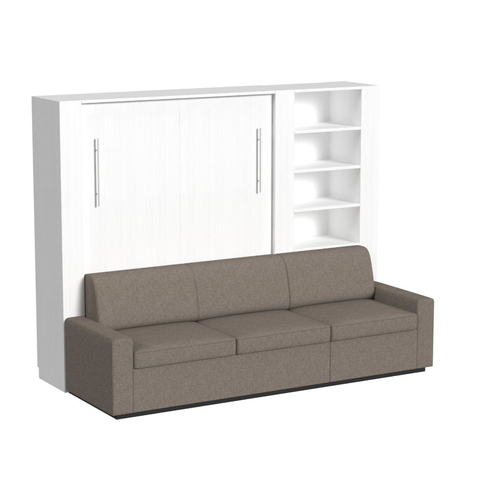 Wall Bed with Extended Sofa