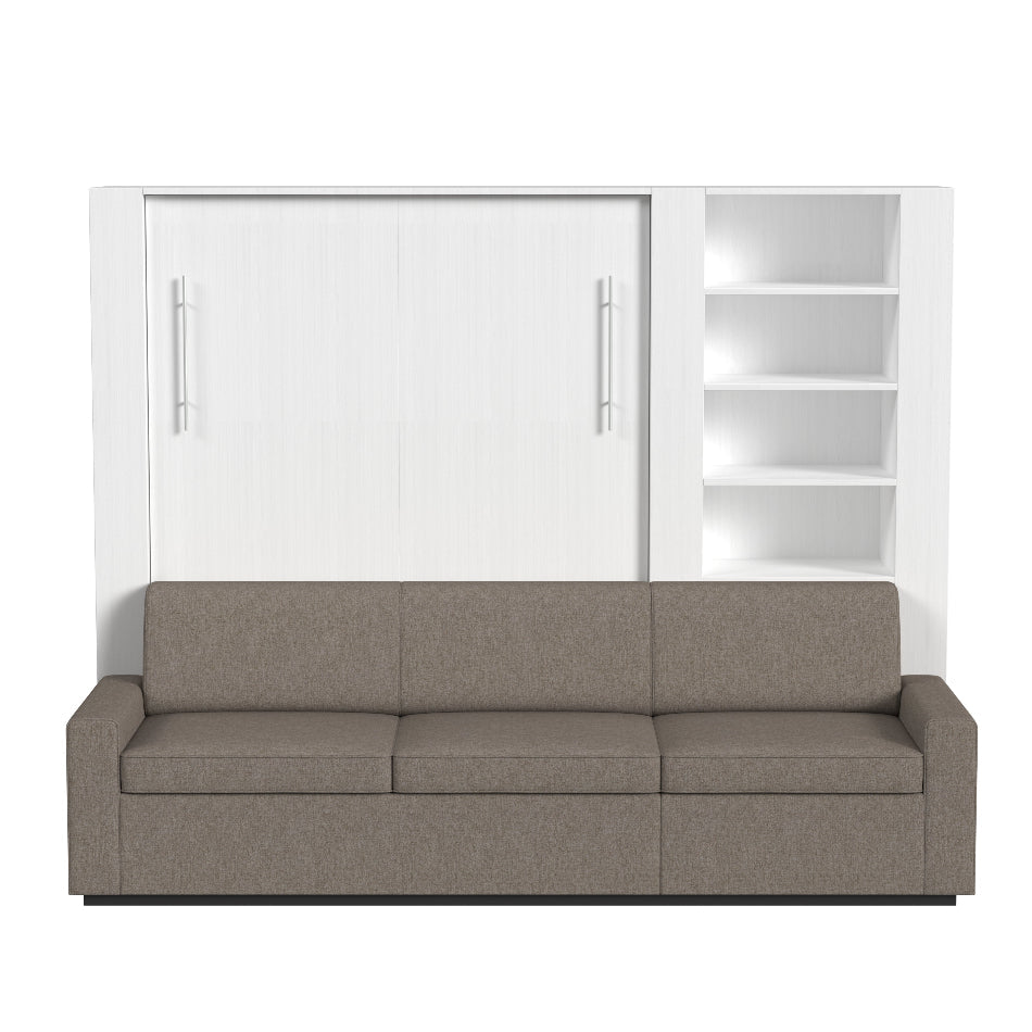 Wall Bed with Extended Sofa