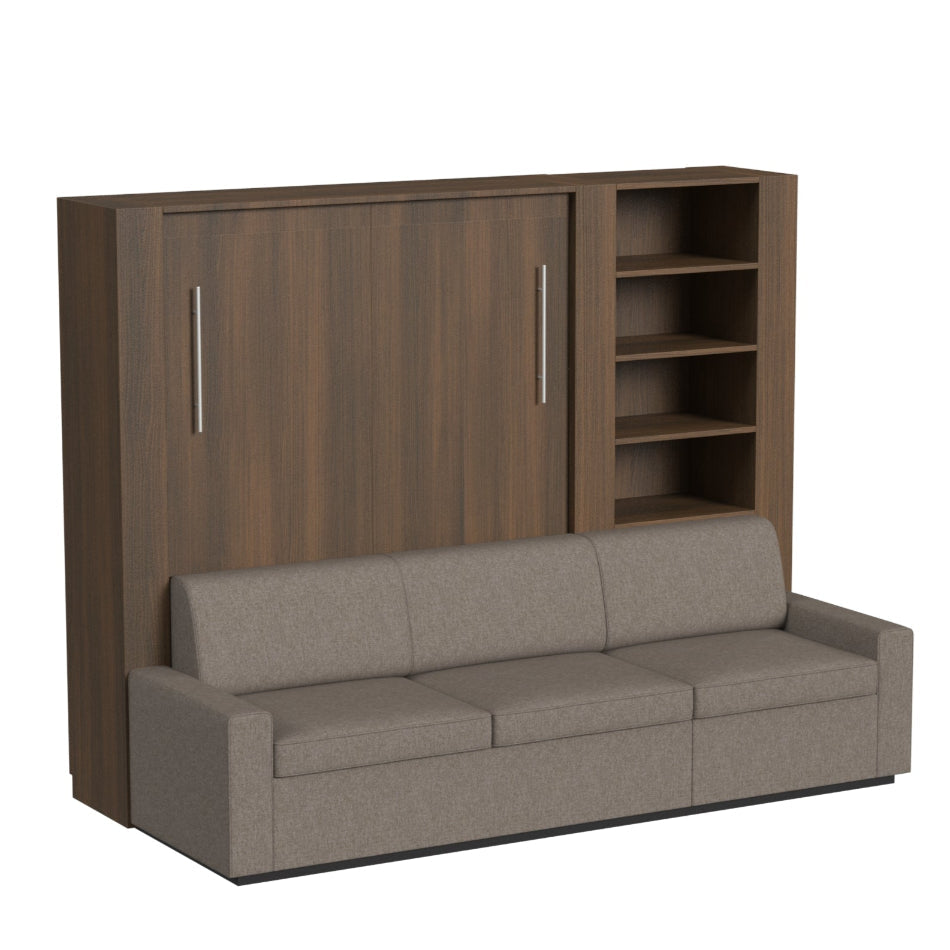 Wall Bed with Extended Sofa