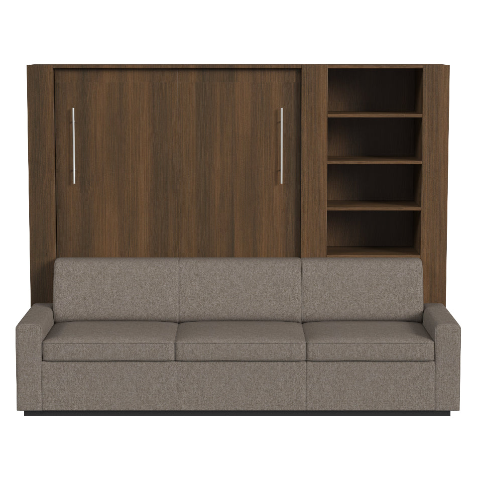 Wall Bed with Extended Sofa