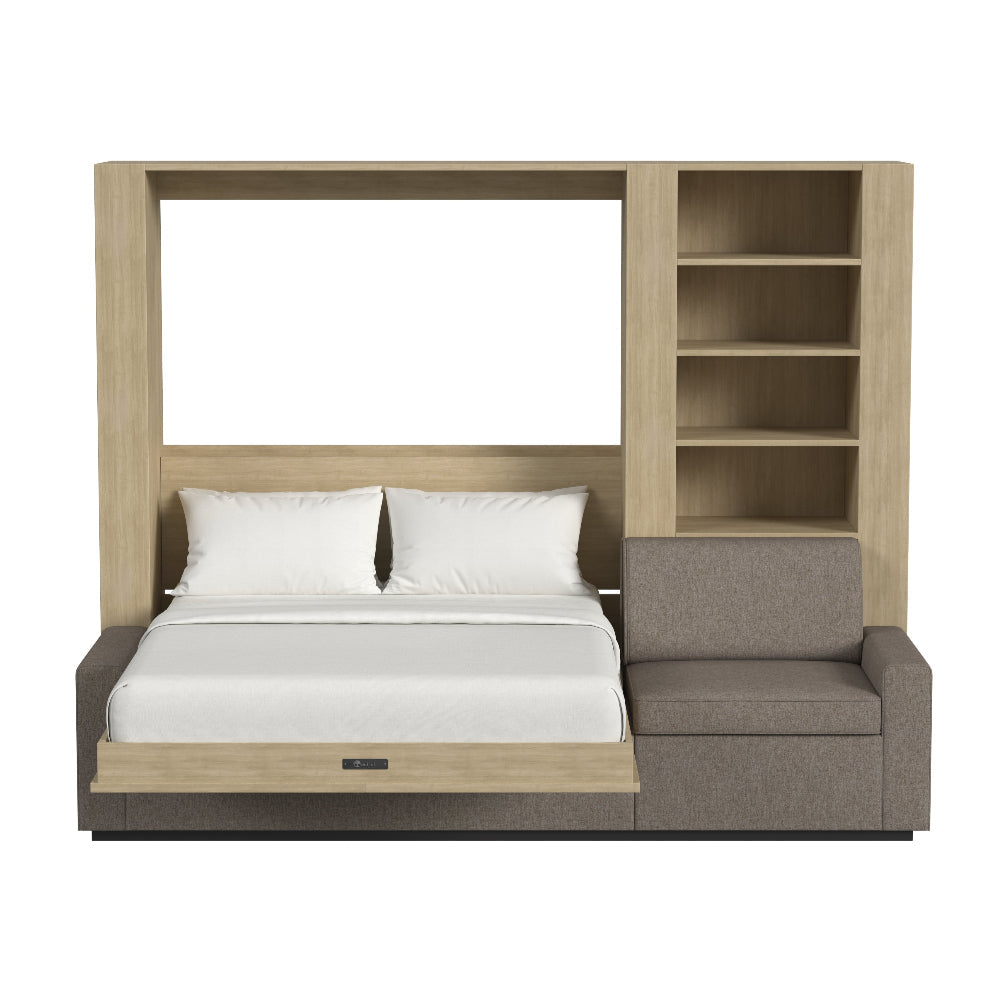 Wall Bed with Extended Sofa